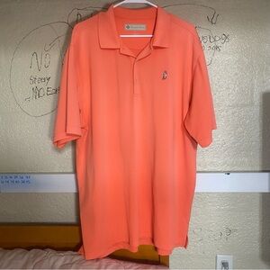 Donald Ross Men's Coral Polo Shirt